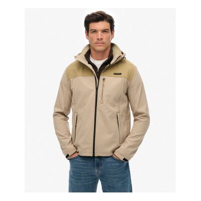 Superdry für Herren. M5012254A Trekkingjacke beige (3XL), Lässig, Polyester Superdry für Herren. M5012254A Trekkingjacke beige (3XL), Lässig, Polyester