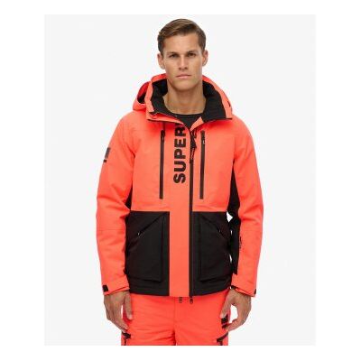 Superdry für Herren. MS110191A Jacke Ultimate Freestyle Koralle (L), Draußen, Recyceltes Polyester Superdry für Herren. MS110191A Jacke Ultimate Freestyle Koralle (L), Draußen, Recyceltes Polyester