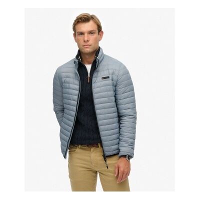 Superdry für Herren. M5012242A Fuji Lite Steppjacke blau (L), Lässig, Recyceltes Nylon Superdry für Herren. M5012242A Fuji Lite Steppjacke blau (L), Lässig, Recyceltes Nylon