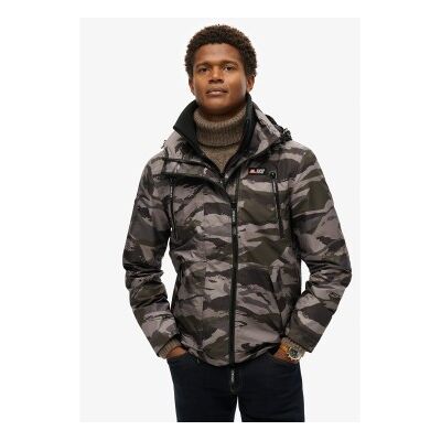 Superdry für Herren. M5012100A Windschutzjacke mit Kapuze Mountain grey (XL), Lässig, Grau, Camouflage, Recyceltes Polyester, Nachhaltig Superdry für Herren. M5012100A Windschutzjacke mit Kapuze Mountain grey (XL), Lässig, Grau, Camouflage, Recyceltes Polyester, Nachhaltig