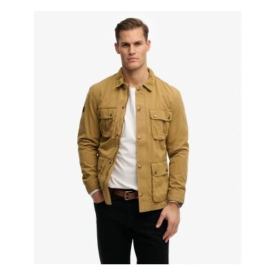 Superdry für Herren. M5012347A Braune Burford-Jacke aus Baumwolle (M), Lässig Superdry für Herren. M5012347A Braune Burford-Jacke aus Baumwolle (M), Lässig