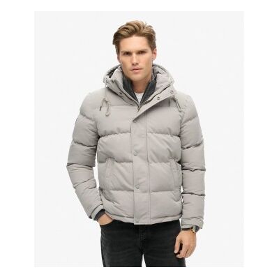 Superdry für Herren. M5011743A Everest Hooded Jacke, grau (L), Lässig, Recyceltes Polyester Superdry für Herren. M5011743A Everest Hooded Jacke, grau (L), Lässig, Recyceltes Polyester