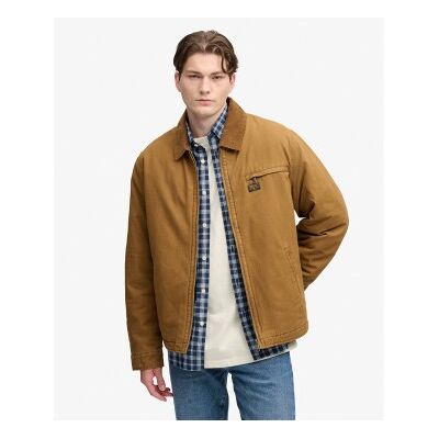 Superdry für Herren. M5012438A Braune Workwear-Jacke ?Ranch? (XL), Lässig, Polyester Superdry für Herren. M5012438A Braune Workwear-Jacke ?Ranch? (XL), Lässig, Polyester
