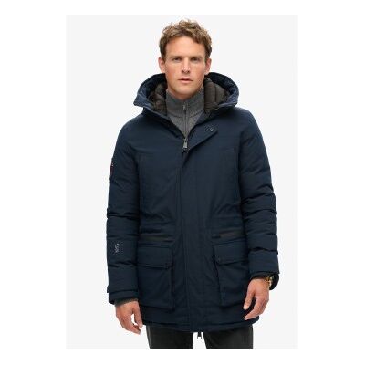 Superdry für Herren. M5011909A City Padded Parka Jacke navy (M), Lässig, Recyceltes Polyester, Nachhaltig, Marine Superdry für Herren. M5011909A City Padded Parka Jacke navy (M), Lässig, Recyceltes Polyester, Nachhaltig, Marine