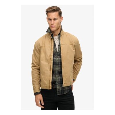 Superdry für Herren. M5011945A Braune klassische Harrington-Jacke (XL), Lässig, Bio-Baumwolle, Nachhaltig Superdry für Herren. M5011945A Braune klassische Harrington-Jacke (XL), Lässig, Bio-Baumwolle, Nachhaltig
