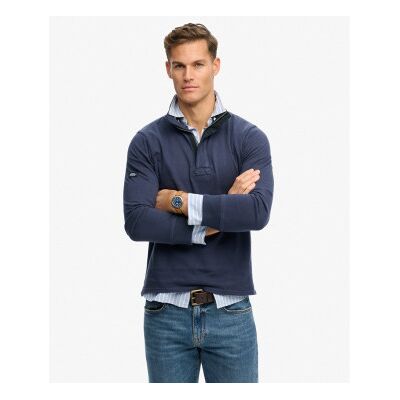 Superdry für Herren. M2014057A Klassischer marineblauer Pullover (S), Lässig, Baumwolle Superdry für Herren. M2014057A Klassischer marineblauer Pullover (S), Lässig, Baumwolle