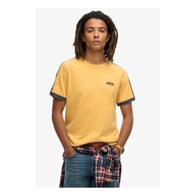 Superdry für Herren. M1012040A Essential Logo Retro St Gelbes T-Shirt (M), Lässig, Baumwolle, Kurzarm Superdry für Herren. M1012040A Essential Logo Retro St Gelbes T-Shirt (M), Lässig, Baumwolle, Kurzarm