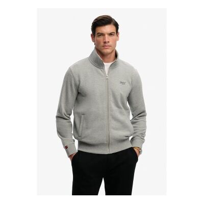 Superdry für Herren. M2014127A Trainingsjacke grau (S), Lässig, Sportlich, Baumwolle, Langarm Superdry für Herren. M2014127A Trainingsjacke grau (S), Lässig, Sportlich, Baumwolle, Langarm