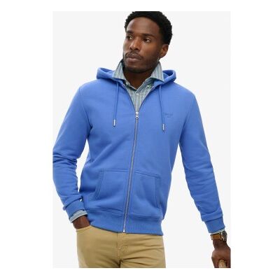 Superdry für Herren. M2014128E Essential Logo Zip Sweatshirt blau (M), Lässig, Baumwolle Superdry für Herren. M2014128E Essential Logo Zip Sweatshirt blau (M), Lässig, Baumwolle