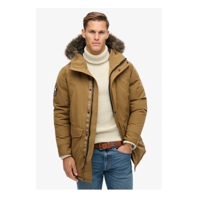 Superdry für Herren. M5011929A Parka aus braunem Kunstfell Everest (L), Lässig, Polyester, Nachhaltig Superdry für Herren. M5011929A Parka aus braunem Kunstfell Everest (L), Lässig, Polyester, Nachhaltig