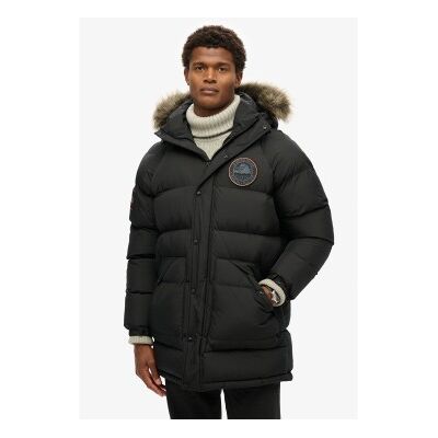Superdry für Herren. M5011932A Everest langer Parka mit Baffeln schwarz (XXL), Lässig, Recyceltes Polyester, Nachhaltig, Recyceltes Nylon Superdry für Herren. M5011932A Everest langer Parka mit Baffeln schwarz (XXL), Lässig, Recyceltes Polyester, Nachhaltig, Recyceltes Nylon
