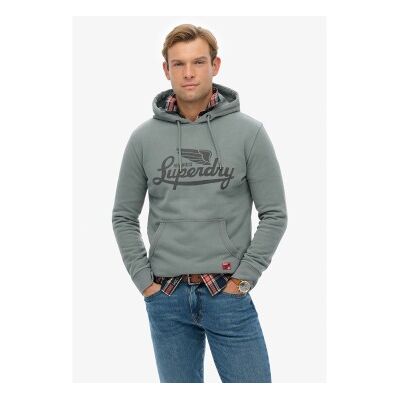 Superdry für Herren. M2014232A Heritage Brand Sweatshirt Entspannt blau (M), Lässig, Baumwolle Superdry für Herren. M2014232A Heritage Brand Sweatshirt Entspannt blau (M), Lässig, Baumwolle