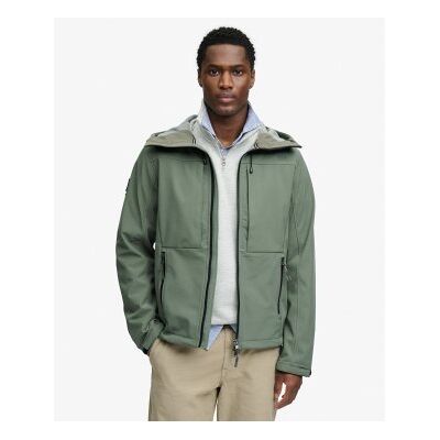 Superdry für Herren. M5012327A Trekker Softshell-Jacke grün (M), Lässig, Recyceltes Polyester Superdry für Herren. M5012327A Trekker Softshell-Jacke grün (M), Lässig, Recyceltes Polyester
