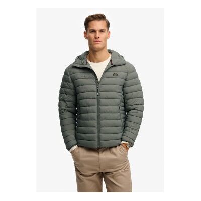 Superdry für Herren. M5012339A Fuji Lite Jacke grau (XL), Lässig, Recyceltes Nylon Superdry für Herren. M5012339A Fuji Lite Jacke grau (XL), Lässig, Recyceltes Nylon