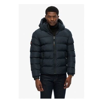 Superdry für Herren. M5011905A Sportsteppjacke mit Kapuze Navy (3XL), Lässig, Polyester, Marine Superdry für Herren. M5011905A Sportsteppjacke mit Kapuze Navy (3XL), Lässig, Polyester, Marine