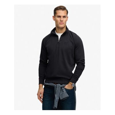 Superdry für Herren. M2014309A Essential Logo Henley navy Pullover (M), Lässig, Polyester, Langarm, Marine Superdry für Herren. M2014309A Essential Logo Henley navy Pullover (M), Lässig, Polyester, Langarm, Marine