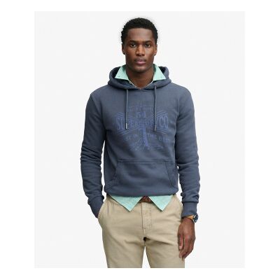 Superdry für Herren. M2014448A Lo-Fi Dockside navy Sweatshirt (L), Lässig, Baumwolle, Marine Superdry für Herren. M2014448A Lo-Fi Dockside navy Sweatshirt (L), Lässig, Baumwolle, Marine