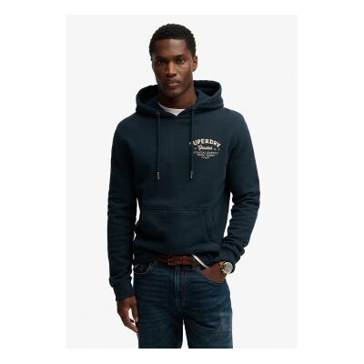 Superdry für Herren. M2014500A Lo-Fi Dockside navy Sweatshirt (L), Lässig, Baumwolle, Marine Superdry für Herren. M2014500A Lo-Fi Dockside navy Sweatshirt (L), Lässig, Baumwolle, Marine