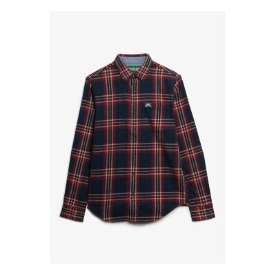 Superdry für Herren. M4011047A Holzfällerhemd mehrfarbig (M), Klassisch, Polyester, Langarm Superdry für Herren. M4011047A Holzfällerhemd mehrfarbig (M), Klassisch, Polyester, Langarm