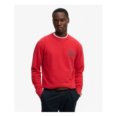 Superdry für Herren. M2014491A Merchant Sweatshirt rot (L), Lässig, Baumwolle Superdry für Herren. M2014491A Merchant Sweatshirt rot (L), Lässig, Baumwolle