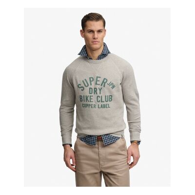 Superdry für Herren. M2014474A Merchant Sweatshirt grau (XL), Lässig, Baumwolle Superdry für Herren. M2014474A Merchant Sweatshirt grau (XL), Lässig, Baumwolle