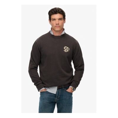 Superdry für Herren. M2014305A Merchant Graphic Sweatshirt schwarz (L), Lässig, Baumwolle Superdry für Herren. M2014305A Merchant Graphic Sweatshirt schwarz (L), Lässig, Baumwolle