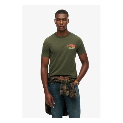 Superdry für Herren. M1012242A Mountain Relaxed T-shirt grün (M), Lässig, Baumwolle, Kurzarm Superdry für Herren. M1012242A Mountain Relaxed T-shirt grün (M), Lässig, Baumwolle, Kurzarm