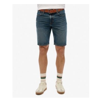 Superdry für Herren. M7110394A Vintage Straight Shorts blau (28), Lässig, Baumwolle, Denim Superdry für Herren. M7110394A Vintage Straight Shorts blau (28), Lässig, Baumwolle, Denim