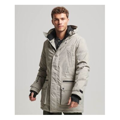 Superdry für Herren. M5011754A Gesteppter Parka City grau (M), Lässig, Polyester Superdry für Herren. M5011754A Gesteppter Parka City grau (M), Lässig, Polyester