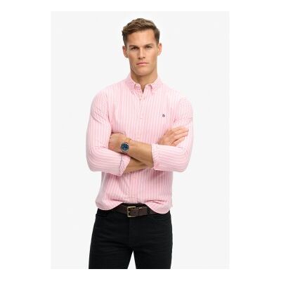 Superdry für Herren. M4011100A Schickes rosa Oxford-Hemd (XL), Lässig, Baumwolle, Klassisch, Langarm Superdry für Herren. M4011100A Schickes rosa Oxford-Hemd (XL), Lässig, Baumwolle, Klassisch, Langarm