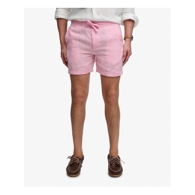 Superdry für Herren. M7110520A Kurze Hose Merchant Linen rosa (S), Lässig, Leinen Superdry für Herren. M7110520A Kurze Hose Merchant Linen rosa (S), Lässig, Leinen