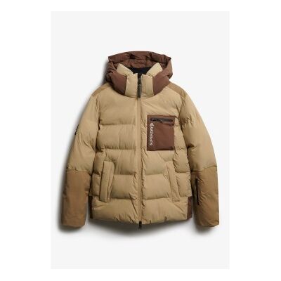 Superdry für Herren. MS110189A Ski Sport Jacke beige (S), Sportlich, Nylon, Schnee, Recyceltes Polyester, Nachhaltig Superdry für Herren. MS110189A Ski Sport Jacke beige (S), Sportlich, Nylon, Schnee, Recyceltes Polyester, Nachhaltig