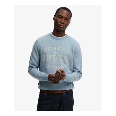 Superdry für Herren. M2014476A Coastal Relaxed Sweatshirt blau (XL), Lässig, Baumwolle Superdry für Herren. M2014476A Coastal Relaxed Sweatshirt blau (XL), Lässig, Baumwolle