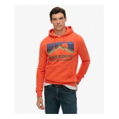 Superdry für Herren. M2014240A Great Outdoors Entspannte Kapuze orange (M), Lässig, Baumwolle, Langarm Superdry für Herren. M2014240A Great Outdoors Entspannte Kapuze orange (M), Lässig, Baumwolle, Langarm