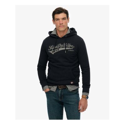 Superdry für Herren. M2014232A Heritage Brand Sweatshirt Entspannt schwarz (S), Lässig, Baumwolle, Langarm Superdry für Herren. M2014232A Heritage Brand Sweatshirt Entspannt schwarz (S), Lässig, Baumwolle, Langarm