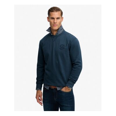 Superdry für Herren. M2014305A Merchant Graphic Sweatshirt navy (M), Lässig, Baumwolle, Marine Superdry für Herren. M2014305A Merchant Graphic Sweatshirt navy (M), Lässig, Baumwolle, Marine