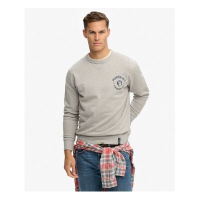 Superdry für Herren. M2014305A Merchant Graphic Sweatshirt grau (XL), Lässig, Baumwolle Superdry für Herren. M2014305A Merchant Graphic Sweatshirt grau (XL), Lässig, Baumwolle