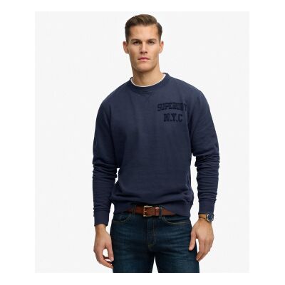 Superdry für Herren. M2014382A Sweatshirt Vintage Athletic Tonal navy (M), Lässig, Baumwolle, Marine Superdry für Herren. M2014382A Sweatshirt Vintage Athletic Tonal navy (M), Lässig, Baumwolle, Marine