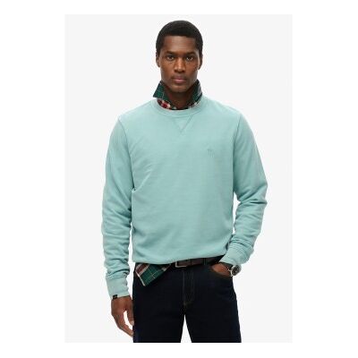 Superdry für Herren. M2014174A Essential klassisches Sweatshirt türkis (S), Lässig, Baumwolle Superdry für Herren. M2014174A Essential klassisches Sweatshirt türkis (S), Lässig, Baumwolle