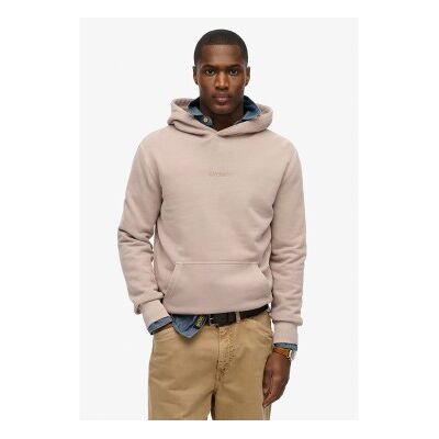 Superdry für Herren. M2014031A Sweatshirt mit Kapuze und beigefarbenem Mikro-Logo (L), Lässig, Baumwolle Superdry für Herren. M2014031A Sweatshirt mit Kapuze und beigefarbenem Mikro-Logo (L), Lässig, Baumwolle