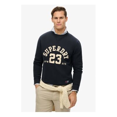 Superdry für Herren. M2014012A Vintage Athletic navy Sweatshirt (S), Lässig, Baumwolle, Marine Superdry für Herren. M2014012A Vintage Athletic navy Sweatshirt (S), Lässig, Baumwolle, Marine