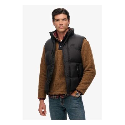 Superdry für Herren. M5012246A Tech Padded Vest schwarz (S), Lässig, Nylon Superdry für Herren. M5012246A Tech Padded Vest schwarz (S), Lässig, Nylon