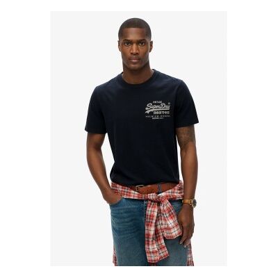 Superdry für Herren. M1012235A Tokyo Entspanntes T-Shirt navy (M), Lässig, Baumwolle, Kurzarm, Marine Superdry für Herren. M1012235A Tokyo Entspanntes T-Shirt navy (M), Lässig, Baumwolle, Kurzarm, Marine
