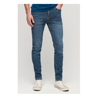 Superdry für Herren. M7010890A Blaue Skinny-Jeans im Vintage-Look (31/34), Lässig, Baumwolle, Denim Superdry für Herren. M7010890A Blaue Skinny-Jeans im Vintage-Look (31/34), Lässig, Baumwolle, Denim