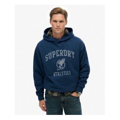 Superdry für Herren. M2014384A Vintage Sweatshirt in Übergröße navy (L), Lässig, Baumwolle, Langarm, Marine Superdry für Herren. M2014384A Vintage Sweatshirt in Übergröße navy (L), Lässig, Baumwolle, Langarm, Marine