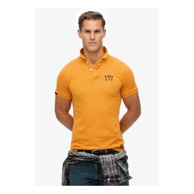 Superdry für Herren. M1110449A Polo Vintage Athletic gelb (XL), Lässig, Baumwolle, Kurzarm Superdry für Herren. M1110449A Polo Vintage Athletic gelb (XL), Lässig, Baumwolle, Kurzarm