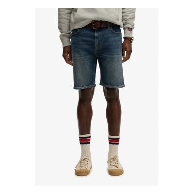 Superdry für Herren. M7110394A Vintage Straight Shorts blau (28), Lässig, Baumwolle, Denim Superdry für Herren. M7110394A Vintage Straight Shorts blau (28), Lässig, Baumwolle, Denim