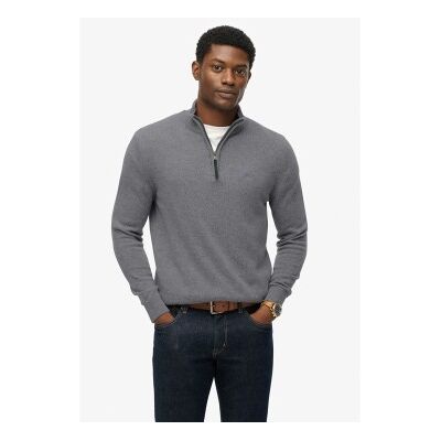 Superdry für Herren. M6110688A Pullover Wolle grau (L), Lässig Superdry für Herren. M6110688A Pullover Wolle grau (L), Lässig