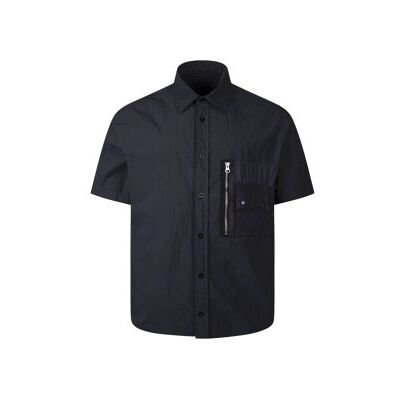 Ten c für Herren. 26CTCUS02006 Mid Layer Shirt blau (48), Lässig, Polyamid, Kurzarm Ten c für Herren. 26CTCUS02006 Mid Layer Shirt blau (48), Lässig, Polyamid, Kurzarm