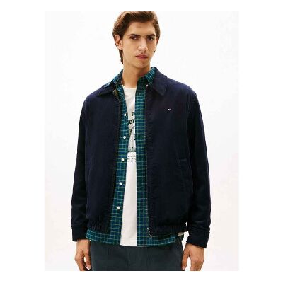 Tommy Hilfiger für Herren. MW0MW40620 Ivy Wendejacke aus navyfarbenem Cord (L), Schwarz, Lässig, Grün, Baumwolle, Nachhaltig Tommy Hilfiger für Herren. MW0MW40620 Ivy Wendejacke aus navyfarbenem Cord (L), Schwarz, Lässig, Grün, Baumwolle, Nachhaltig